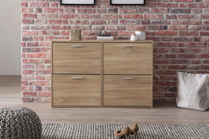 Metia Skoskåp 120x24 cm - Trä/natur - Products - Förvaring - Skåp - F örvaringsskåp