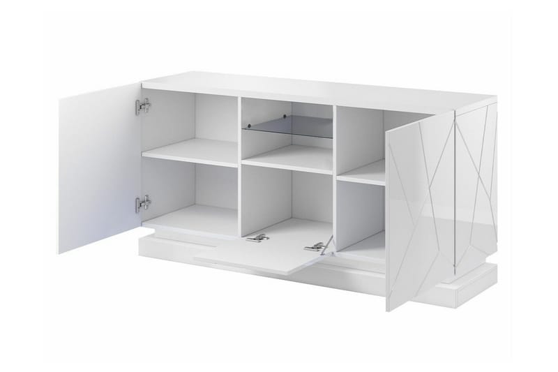 Strontian Highboard Scandinavian Choice White - Products - Förvaring - Skåp - Förvaringsskåp