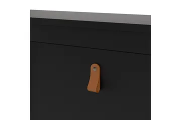 Vallvidera Skoskåp 25x102 cm - Svart/Natur - Products - Förvaring - Skåp - Förvaringsskåp