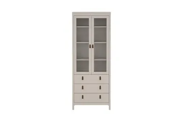 Vallvidera Vitrinskåp 78x199 cm - Beige - Products - Förvaring - Skåp - Vitrinskåp