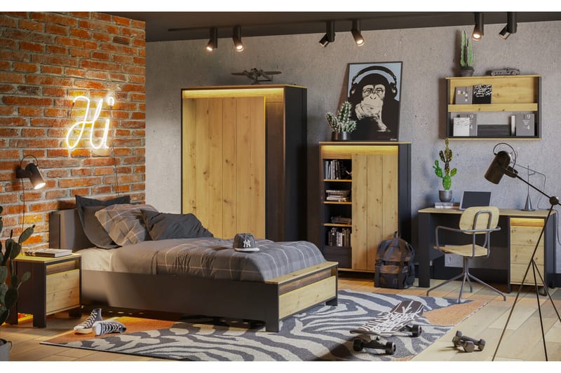 Rathmore Vägghylla 92x12 cm - Svart - Products - Förvaring - Småförvaring - Väggförvaring