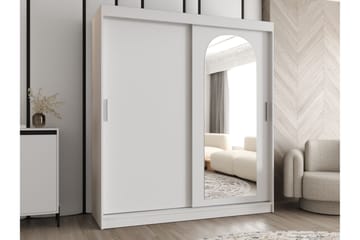 Tallmo Garderob m. Spegel 180x200 cm - Grön - Products - Förvaring - Garderober & garderobssystem