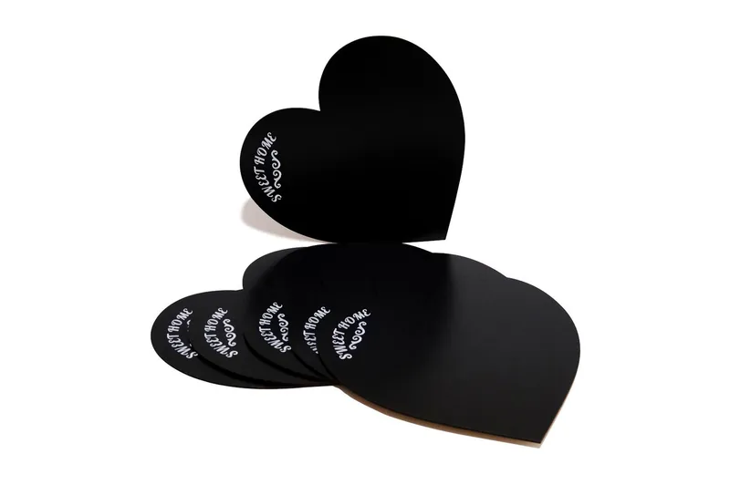 Bordstabletter 6-pack, Svart