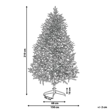 Konstgjord Julgran Farnham - Blå 150x150x210 cm - Products - Inredning - Dekoration & inredningsdetaljer - Julpynt & juldekoration - Plastgran