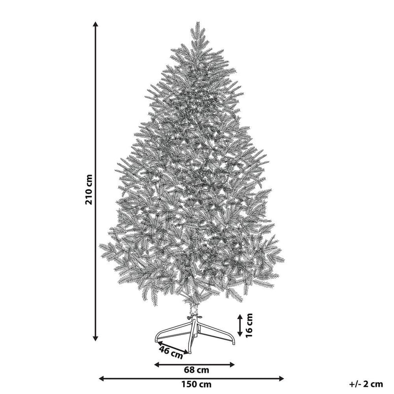 Konstgjord Julgran Farnham - Rosa 150x150x210 cm - Products - Inredning - Dekoration & inredningsdetaljer - Julpynt & juldekoration - Plastgran