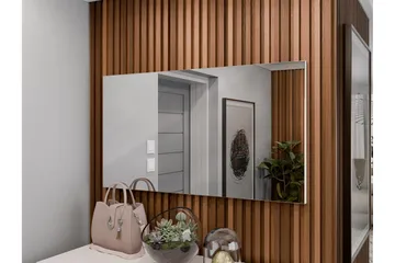 Agawal Vägghängd Spegel Rektangulär 100 cm - Vit - Products - Inredning - Spegel - Hallspegel