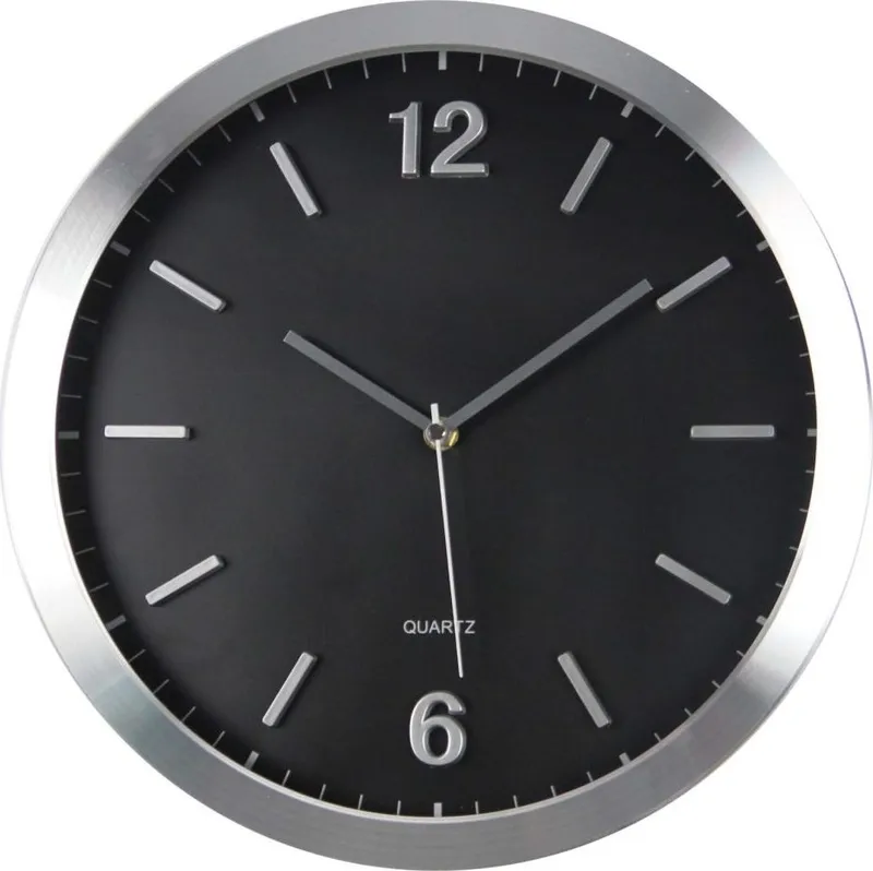 Väggklocka Marc 35 cm - Silver - Products - Inredning - Väggdekor - Väggklocka & väggur