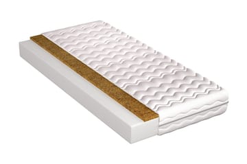 Artino Madrass 70x200x10 Skum - Vit - Products - Möbler - Barnmöbler - Barnsäng & juniorsäng - Resårbotten barn & barn madrasser