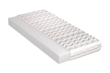 Manetto Madrass 70x140 Skum 7 cm - Vit - Products - Möbler - Barnmöbler - Barnsäng & juniorsäng - Resårbotten barn & barn madrasser