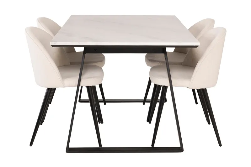 Admira Matgrupp med 4 Valera Matstol Manchester - Products - Möbler - Bord & matgrupp - Matgrupp