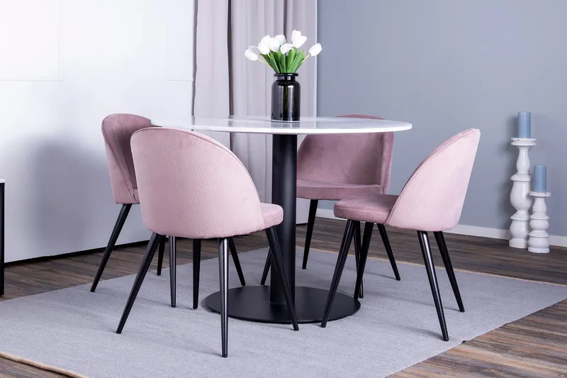 Admira Matgrupp med 4 Valeri Matstolar