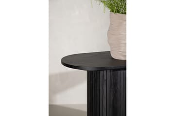 Bianca Sidobord 130x40x72 cm Oval - Svart - Products - Möbler - Bord & matgrupp - Avlastningsbord & sidobord - Brickbord & småbord