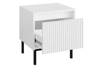 Bjurholm Sängbord 45 cm - Vit - Products - Möbler - Bord & matgrupp - Avlastningsbord & sidobord - Sängbord & nattduksbord