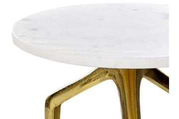 Fiori Sidobord 30 cm - Vit/Guld - Products - Möbler - Bord & matgrupp - Avlastningsbord & sidobord - Brickbord & småbord