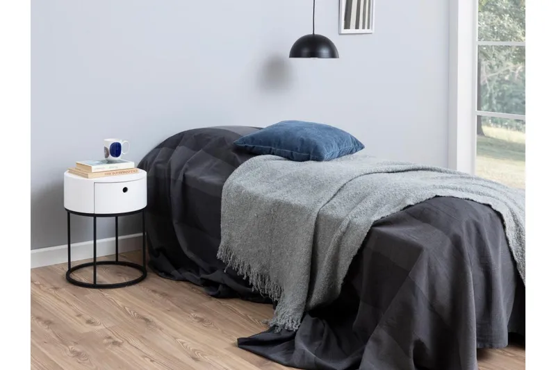 Hastane Sängbord 40 cm - Svart - Products - Möbler - Bord & matgrupp - Avlastningsbord & sidobord - Sängbord & nattduksbord