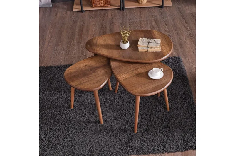 Horatio Satsbord 80 cm - Sand - Products - Möbler - Bord & matgrupp - Avlastningsbord & sidobord - Satsbord