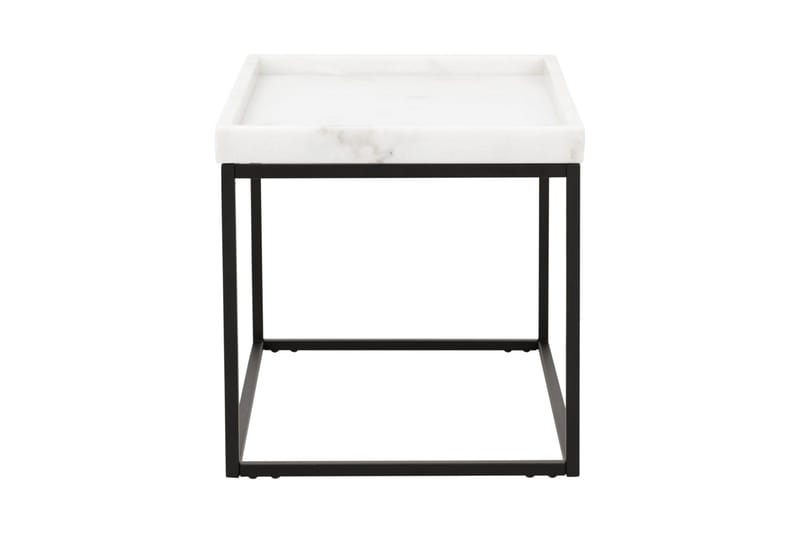 Kungshult Sidobord 60 cm - Vit/Svart - Products - Möbler - Bord & matgrupp - Avlastningsbord & sidobord - Brickbord & småbord