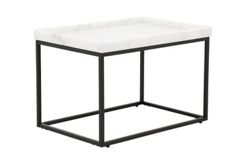 Kungshult Sidobord 60 cm - Vit/Svart - Products - Möbler - Bord & matgrupp - Avlastningsbord & sidobord - Brickbord & småbord