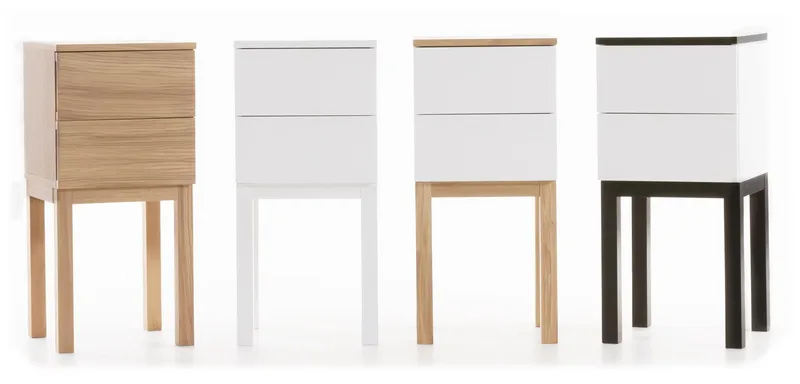 Sängbord Österlen med Lådor - Ek - Products - Möbler - Bord & matgrupp - Avlastningsbord & sidobord - Sängbord & nattduksbord