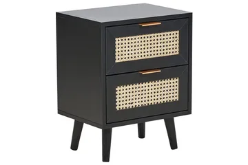 Sängbord Opoco med 2 förvaringslådor - Products - Möbler - Bord & matgrupp - Avlastningsbord & sidobord - Sängbord & nattduksbord