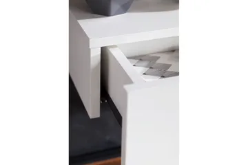 Sängbord Wohnling med låda för väggmontering, svävande utseende Vit - Vit - Products - Möbler - Bord & matgrupp - Avlastningsbord & sidobord - Sängbord & nattduksbord