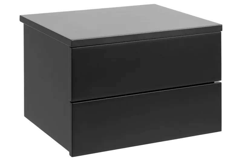 Salmani Sängbord 32 cm, Svart