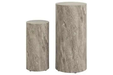 Samon Piedestal 34x70 cm - Grå - Products - Möbler - Bord & matgrupp - Avlastningsbord & sidobord - Piedestal & blompiedestal