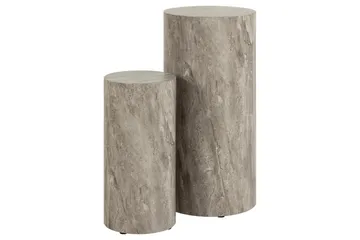 Samon Piedestal 34x70 cm - Grå - Products - Möbler - Bord & matgrupp - Avlastningsbord & sidobord - Piedestal & blompiedestal