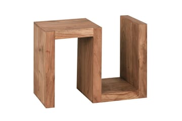 Sido bord Wohnling Massivt trä, S-kub, lantlig stil Akacia - Akacia - Products - Möbler - Bord & matgrupp - Avlastningsbord & sidobord - Brickbord & småbord