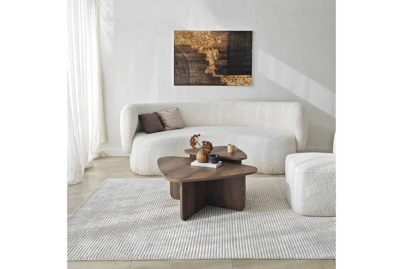 Soffbordssats Jewa Set Valnöt - Valnöt - Products - Möbler - Bord & matgrupp - Avlastningsbord & sidobord - Satsbord