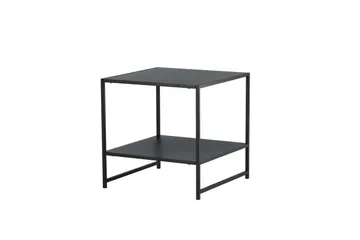 Staal Sidobord med Hylla - Svart - Products - Möbler - Bord & matgrupp - Avlastningsbord & sidobord - Brickbord & småbord