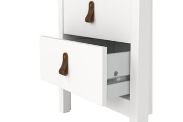 Vallvidera Sängbord 44 cm - Vit - Products - Möbler - Bord & matgrupp - Avlastningsbord & sidobord - Sängbord & nattduksbord