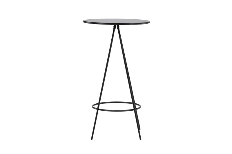 Bistro Barbord 60 cm, Svart