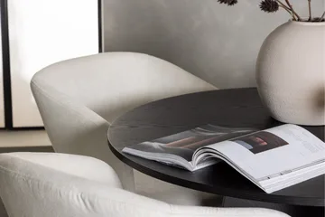 Bootcut Matgrupp 110 cm Rund med 4 Day stolar - Svart - Products - Möbler - Bord & matgrupp - Matgrupp