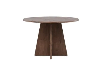 Bootcut Runt Litet Matbord Valnöt 110 cm - Mörkbrunt / Trä - Products - Möbler - Bord & matgrupp - Matbord & köksbord