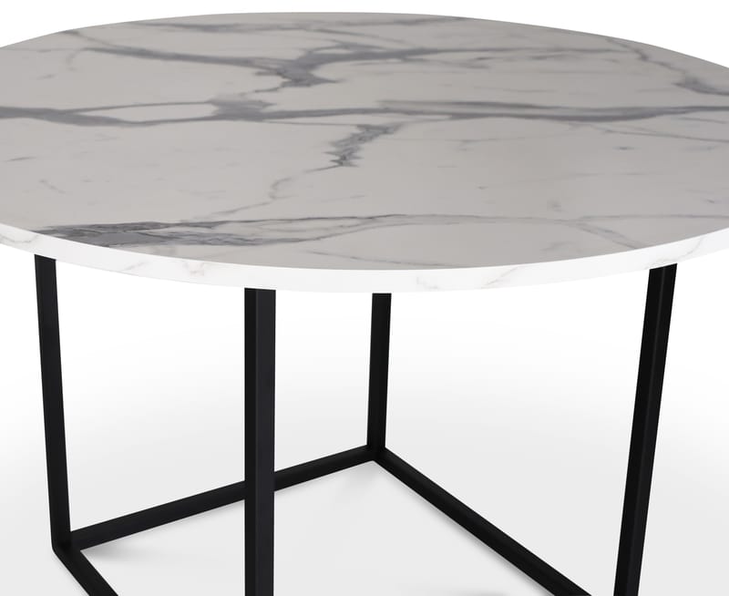 Sintorp toppskiva Ø90 cm - Brun marmor (Exklusivt laminat) - brun marmor - Products - Möbler - Bord & matgrupp - Bordstillbehör - Illäggsskiva