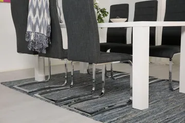 Cibus Matgrupp 180 cm med 6 Cibus Stol - Vit/M örkgrå - Products - Möbler - Bord & matgrupp - Matgrupp