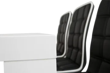 Cibus Matgrupp med 6 st Frida Stolar - Vit/Svart - Products - Möbler - Bord & matgrupp - Matgrupp