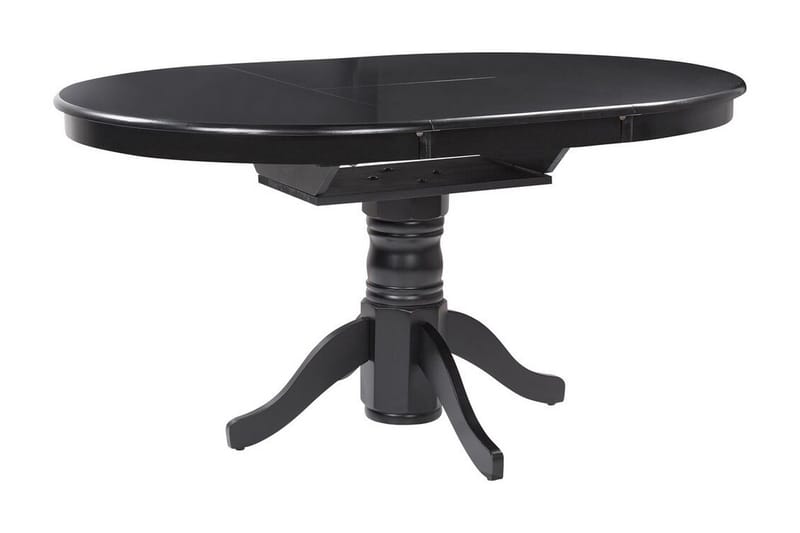 Cinnamon Matbord 106x74 cm Rund, Svart