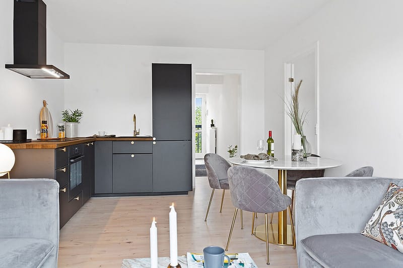 Daddeli Matbord 90 cm - Vit - Products - Möbler - Bord & matgrupp - Matbord & köksbord