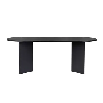 Dano Matbord Oval 200 cm - Svart - Products - Möbler - Bord & matgrupp - Matbord & köksbord