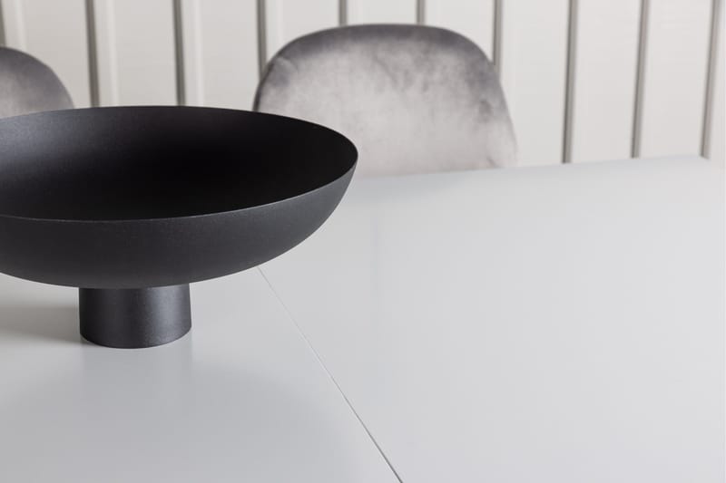 Disa Matgrupp 120 cm Rektangulär med 4 Eva stolar - Ljusgrå - Products - Möbler - Bord & matgrupp - Matgrupp