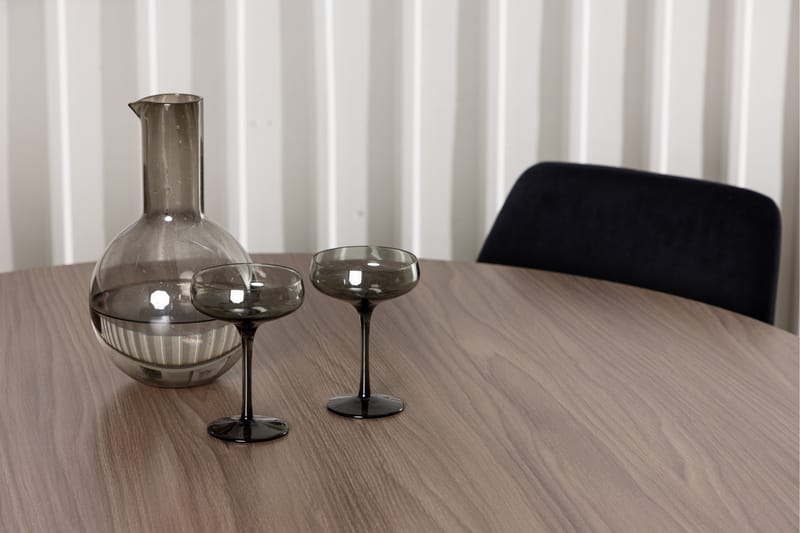 Durango Matgrupp 120 cm Rund med 4 Night Stolar - Valnöt - Products - Möbler - Bord & matgrupp - Matgrupp