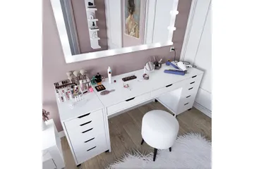 Durusu Sminkbord 200 cm - Mattvit - Products - Möbler - Bord & matgrupp - Sminkbord & toalettbord