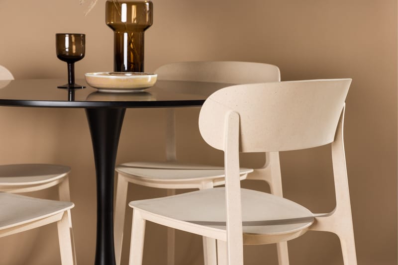 Glade Matgrupp 100 cm Rund med 4 Åstol stolar - Beige - Products - Möbler - Bord & matgrupp - Matgrupp