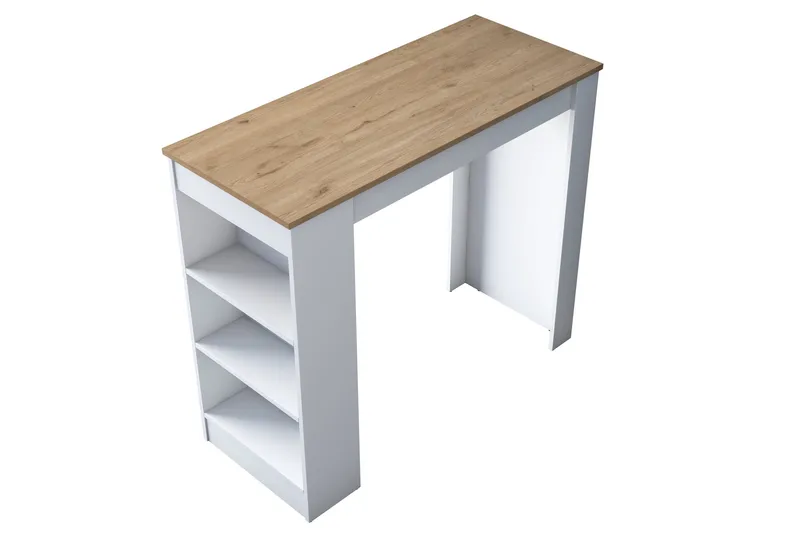 Iwao Barbord 50x120 cm Brun/Vit - Hanah Home - Products - Möbler - Bord & matgrupp - Barbord & ståbord