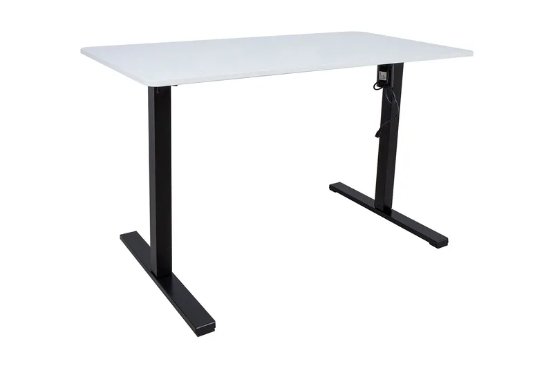 Ergo Optimal Skrivbord med motor 120x60 cm Vit
