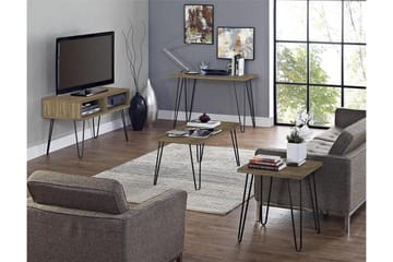 Owen Skrivbord 102 cm Valnötsbrun/Svart - Dorel Home - Products - Möbler - Bord & matgrupp - Kontorsbord - Datorbord