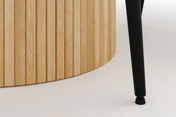 Kopparbo Rund Matgrupp 130-150 cm 6 Alsarp Matstolar - Natural - Products - Möbler - Bord & matgrupp - Matgrupp