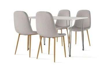 Grå - Vit